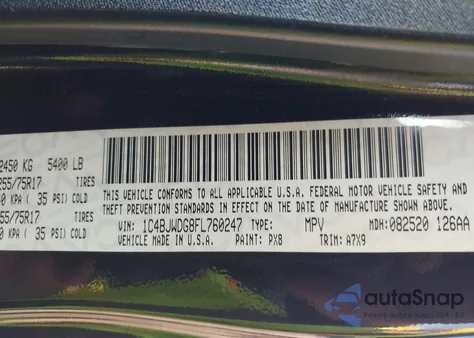 2015 Jeep Wrangler Unlimited Sport from USA, damaged, VIN 1C4BJWDG8FL760247